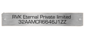 RVK Eternal Private Limited nameplate